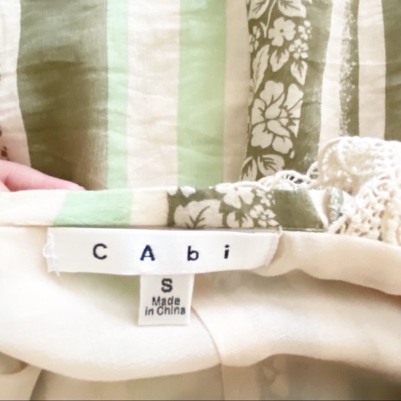 CAbi Whisper Gauze Tank #266 Small - Picture 3 of 5